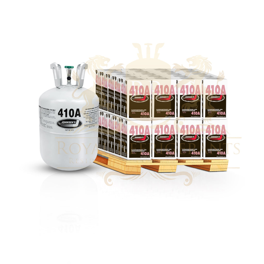 Johnsen’s R410A Refrigerant 25 lb Cylinder AMERICAN BRANDED New Factory Sealed Cylinder- USA Brand, High-Purity HVAC Refrigerant